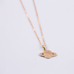 Gold Planet Necklace