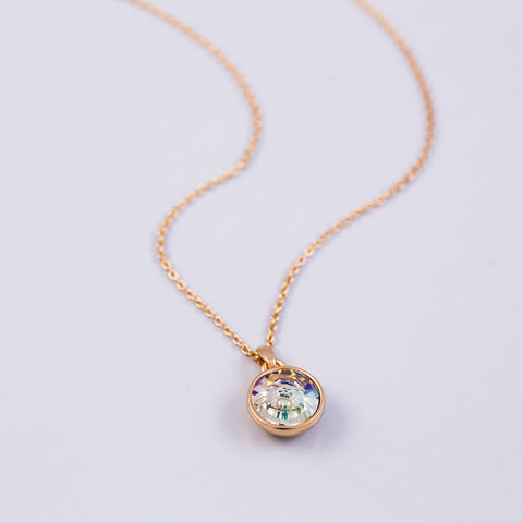 Gold Earth Element Gemstone Necklace