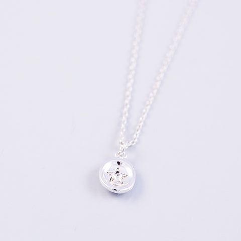 Silver & Crystal Star Wax Seal Necklace