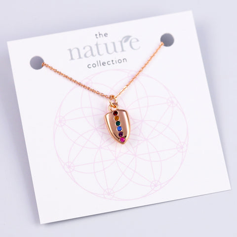 Rose Gold Necklace Nature Collection