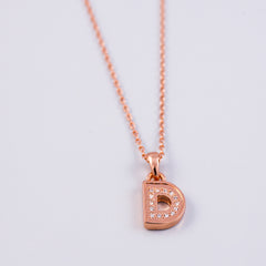 Letter D necklace | Initial Letter Necklace | Initial D Pendant Necklace