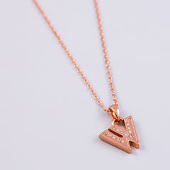 Letter W necklace | Initial Letter Necklace | Initial W Pendant Necklace