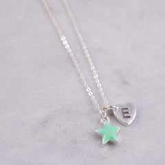 small star necklace | dainty star jewellery | pastel colourful necklaces