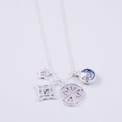 Four Elements Charm Necklace in Air