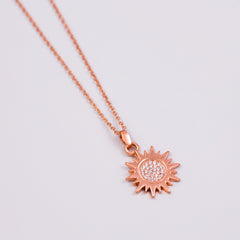 Crystal Sun Necklace