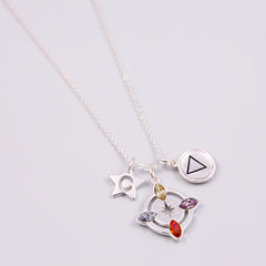 Elements Cluster Necklace Water
