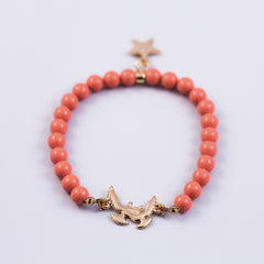 Personalised Bird Pearl Bracelet Made with Pearls from Swarovski ®