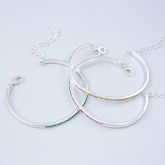 Thin Bangle Made with Crystals from Swarovski ®
