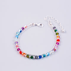 Silver Rainbow Element Bracelet