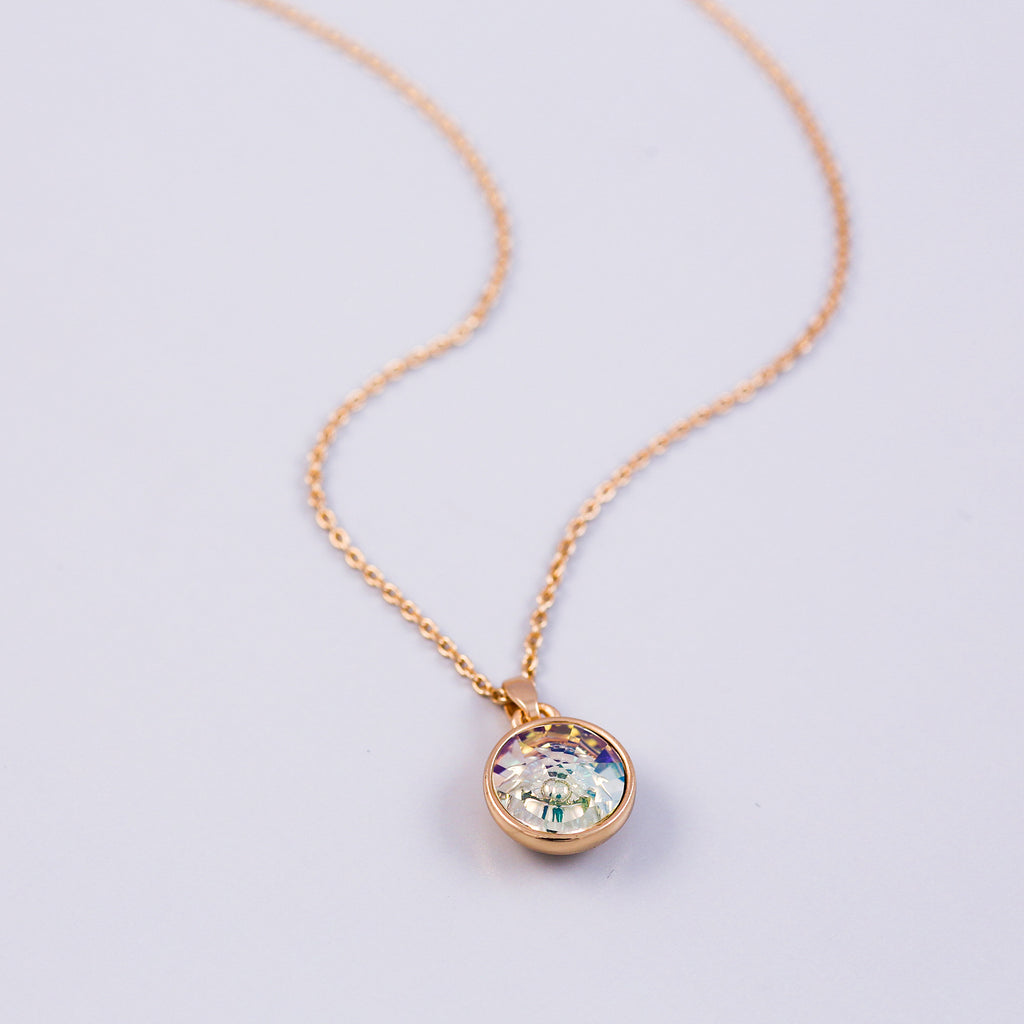 Gold Earth Element Gemstone Necklace
