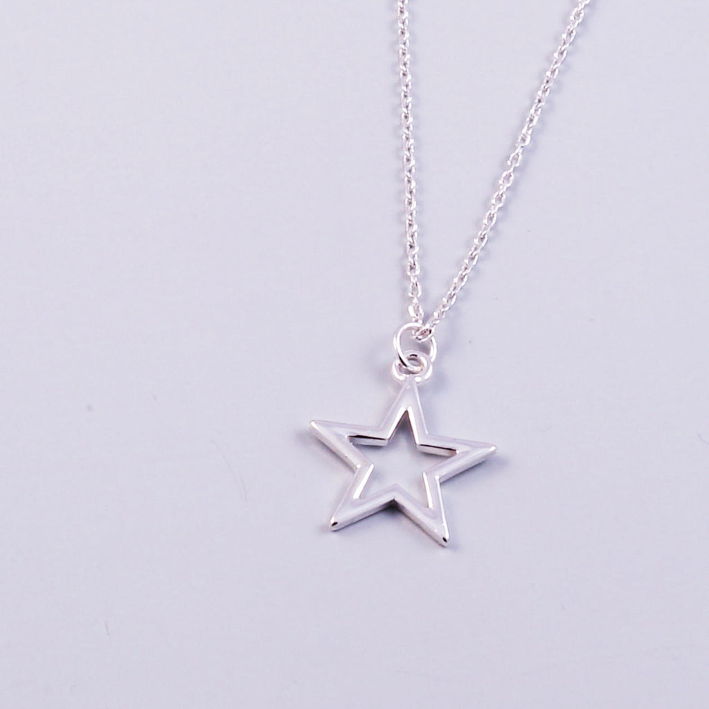 Silver Star Necklace