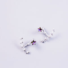 Stars Silver & Gold Purple Crystal Bundle 5056183902865