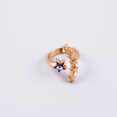 Stars Silver & Gold Purple Crystal Bundle 5056183902865
