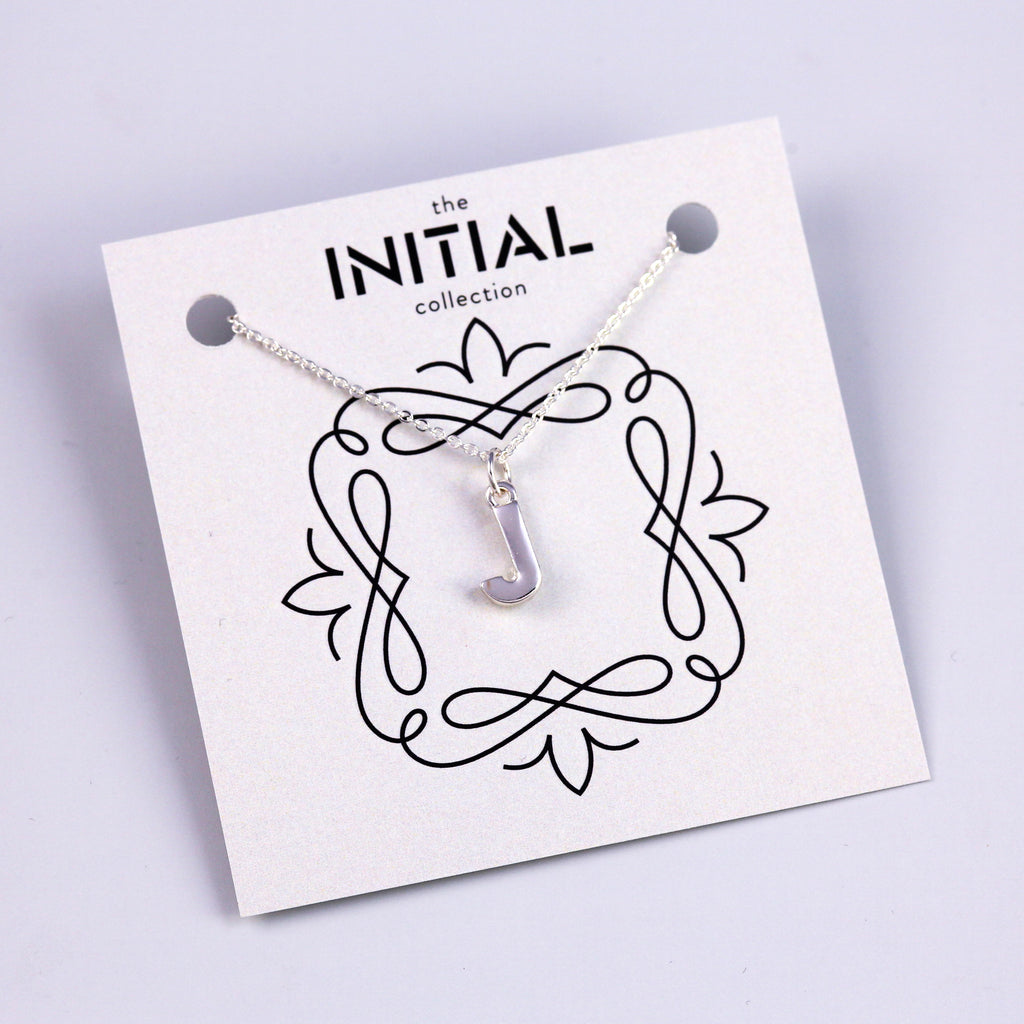 Letter J Necklace