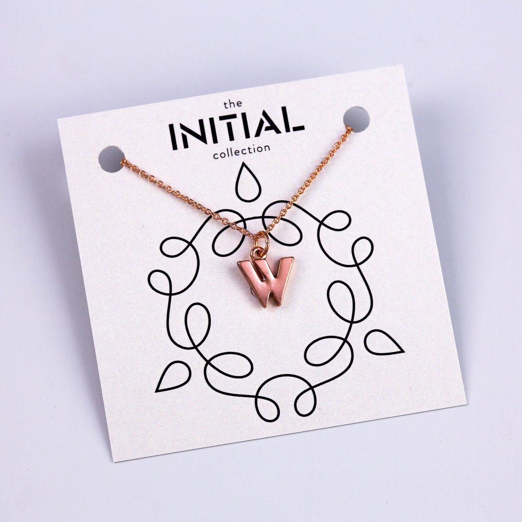 Letter W Necklace