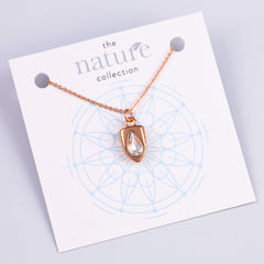 Rose Gold Necklace Nature Collection