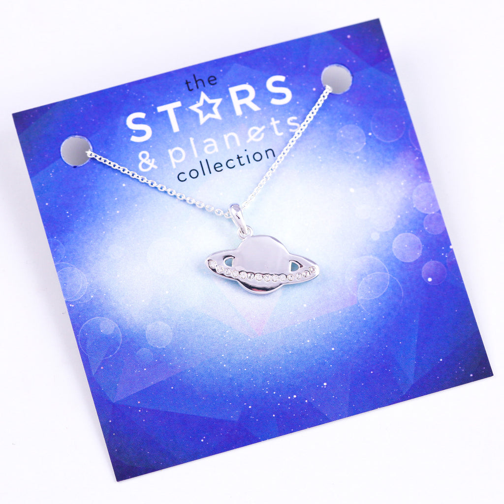Silver Planet Necklace Stars & Planets Collection