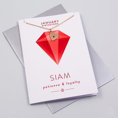 48 Birthstone Charm Cards with FREE acrylic POS