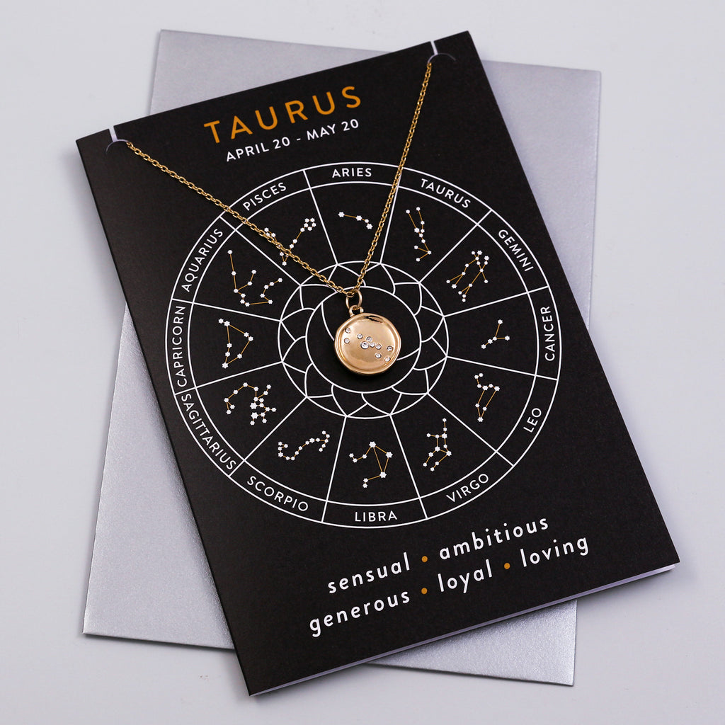 Taurus Charm Card Constellation Collection