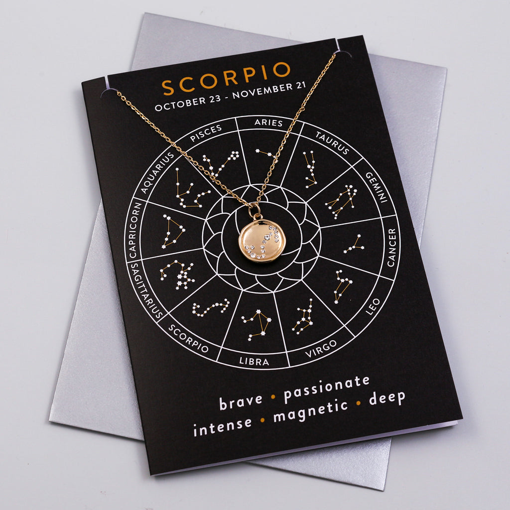 Scorpio Charm Card Constellation Collection