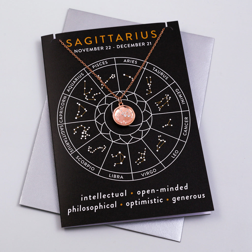 Sagittarius Charm Card Constellation Collection