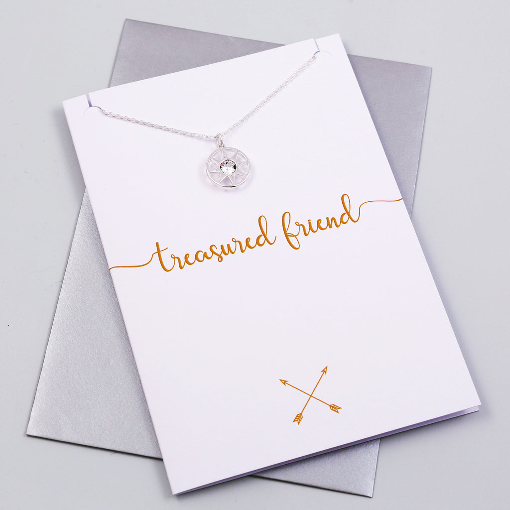Treasured Friend Charm Card Friendship Collection