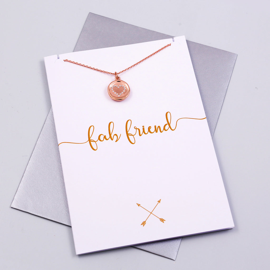 Fab Friend Charm Card Friendship Collection