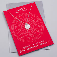 Aries Charm Card Zodiac Collection