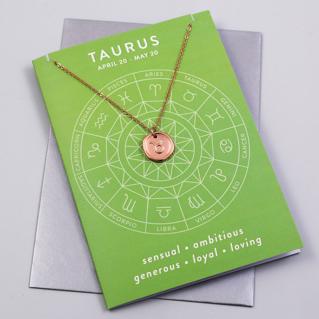 Taurus Charm Card Zodiac Collection