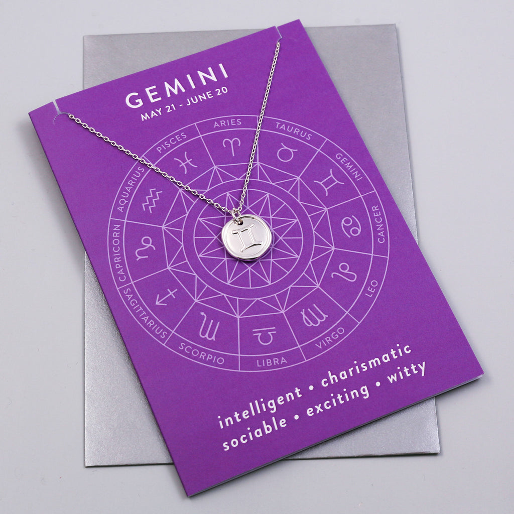 Gemini Charm Card Zodiac Collection