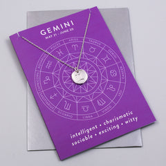 Gemini Charm Card Zodiac Collection