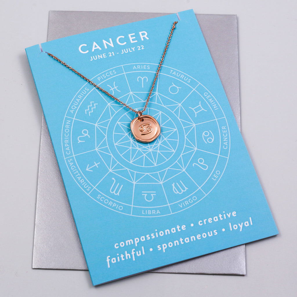 Cancer Charm Card Zodiac Collection
