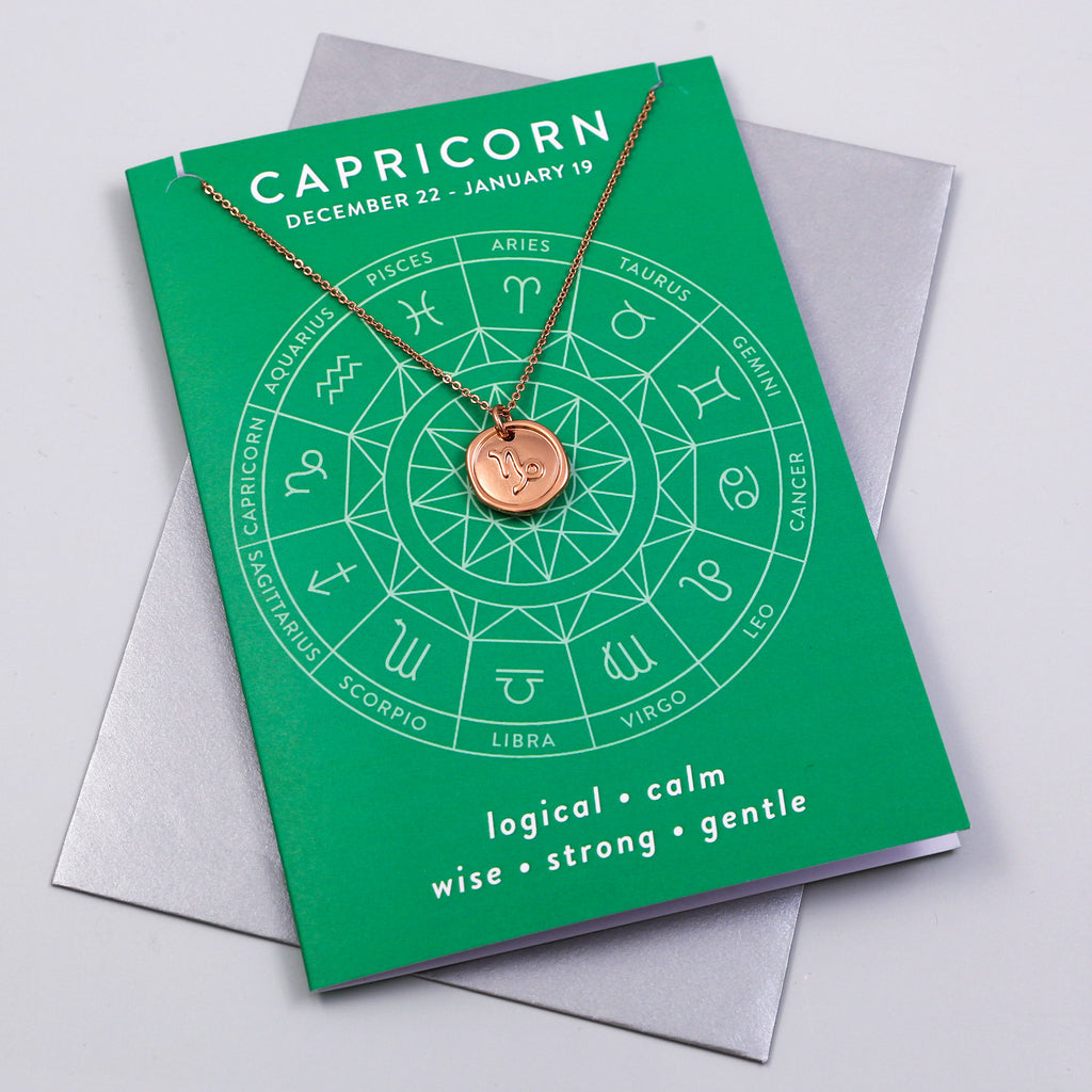 Capricorn Charm Card Zodiac Collection