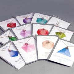 48 Birthstone Charm Cards with FREE acrylic POS