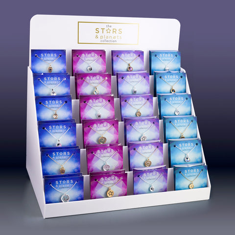 48 Stars & Planets (Set 2) Charm Squares with FREE acrylic POS