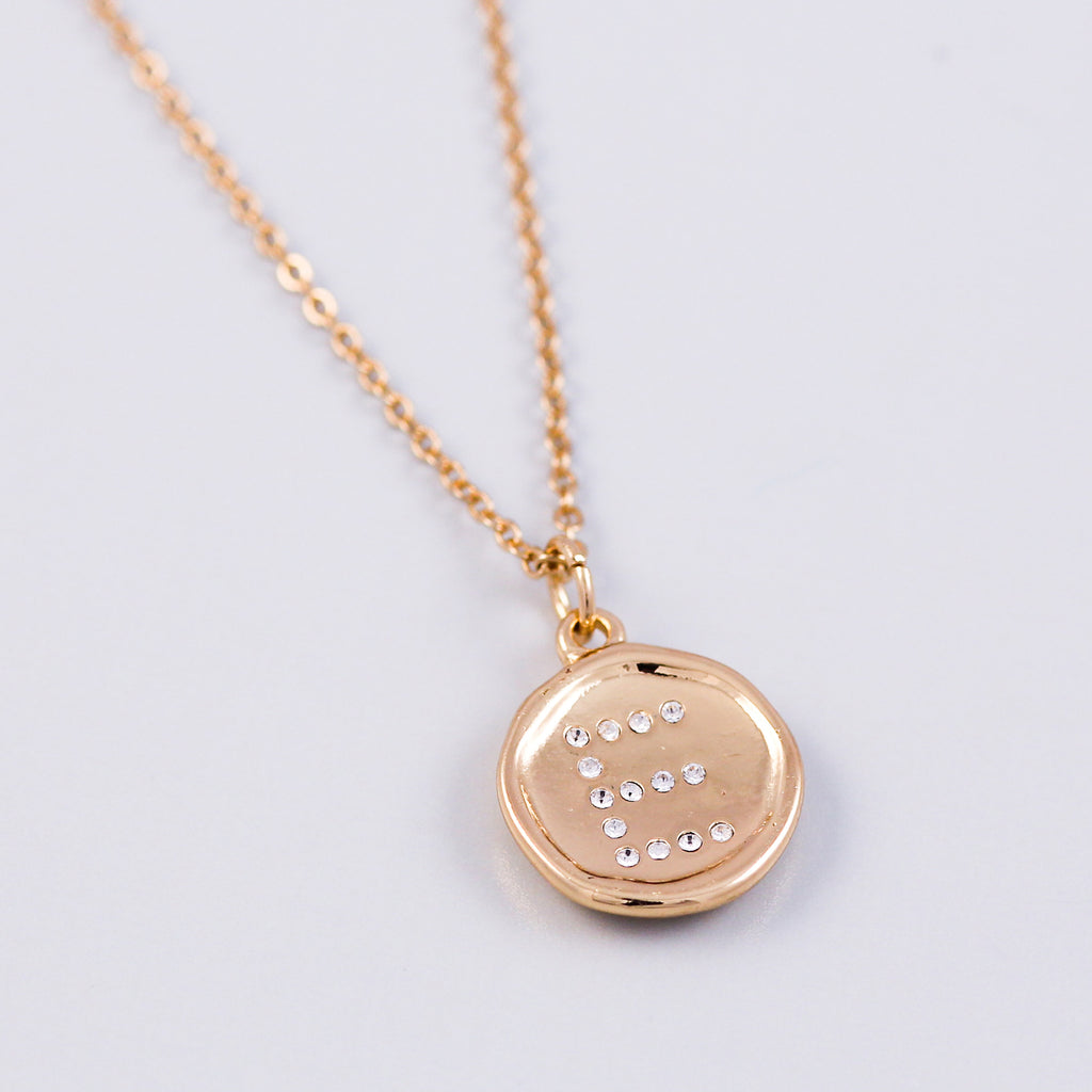 Letter E necklace | Initial Letter Necklace | Initial E Pendant Necklace