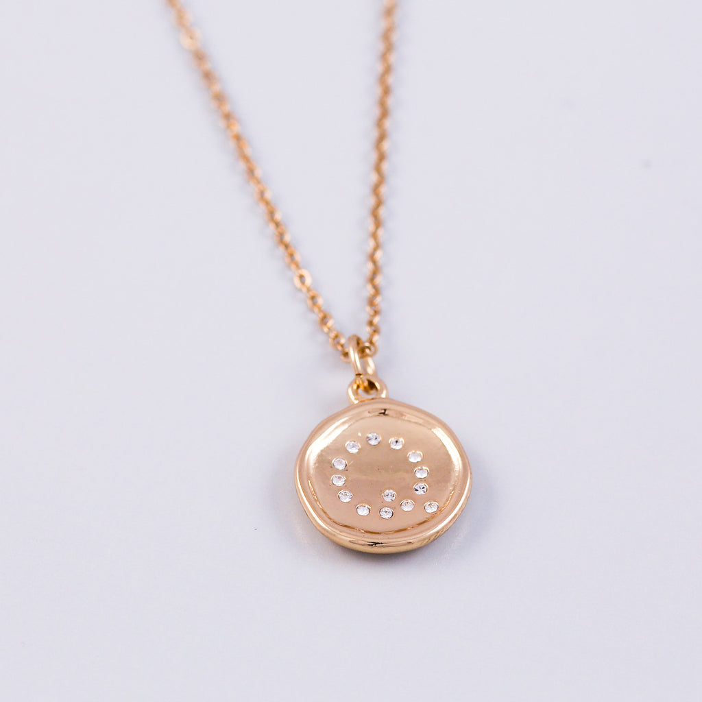 Diamante Love Letter Q Necklace