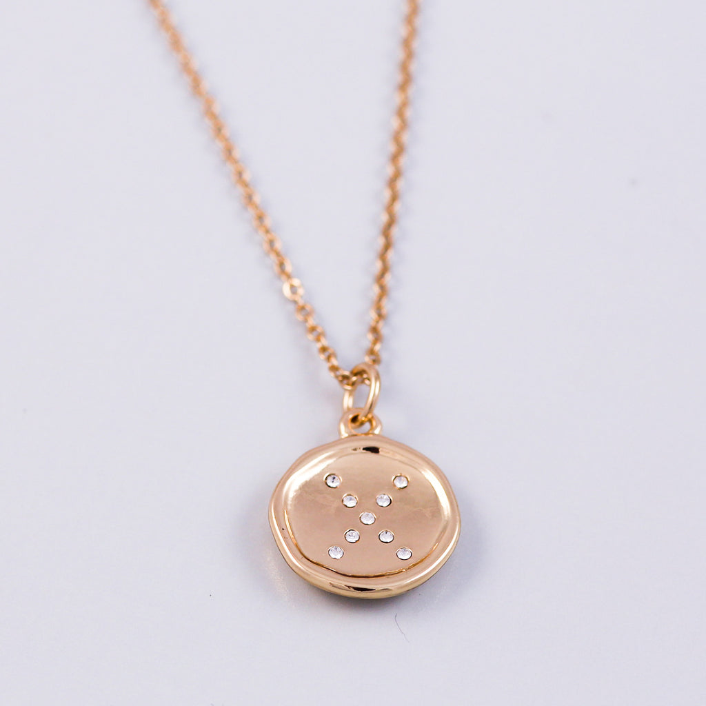 Diamante Love Letter X Necklace