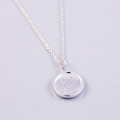 Letter F necklace | Initial Letter Necklace | Initial F Pendant Necklace