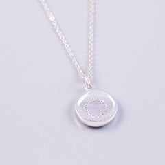 Diamante Love Letter O Necklace