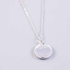 Diamante Love Letter T Necklace