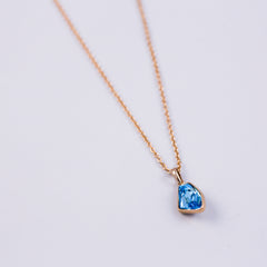 Aquamarine Asteroid Necklace