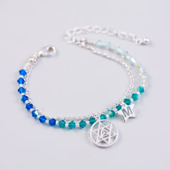 Four Elements Charm Bracelet in Water