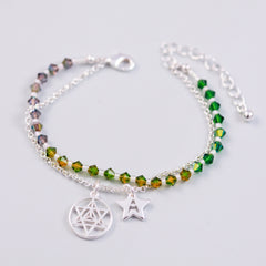 Four Elements Charm Bracelet in Earth
