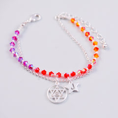 Four Elements Charm Bracelet in Fire