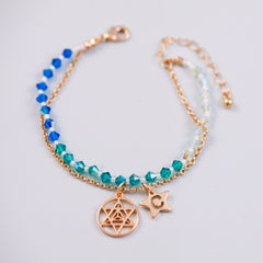 Four Elements Charm Bracelet in Water