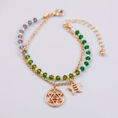 Four Elements Charm Bracelet in Earth