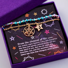 Four Elements Charm Bracelet in Air