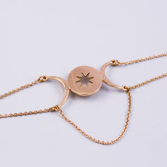 Triple Moon Goddess | Female Empowerment | Gold | Goddess Symbol | Moon Luna | Necklaces for Women | Waxing | Full Moon | Waning | 