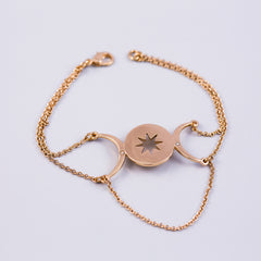 Triple Moon Goddess | Female Empowerment | Gold | Goddess Symbol | Moon Luna | Necklaces for Women | Waxing | Full Moon | Waning | 